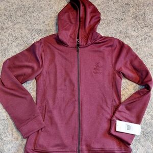 Beverly Hills Polo Club Burgundy Zip-Up Jacket
